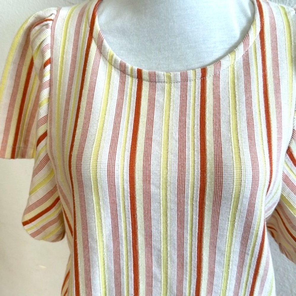 Madewell, Textured Flutter Sleeve Top, Size Small - image 5